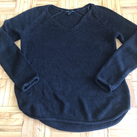 Black Knit Sweater - Picture 1 of 3